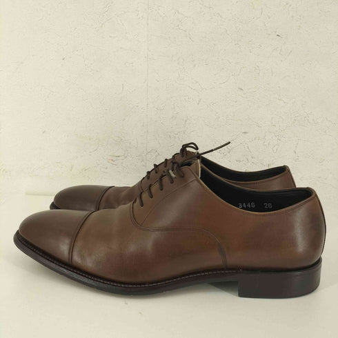 スコッチグレイン SCOTCH GRAIN 伊勢丹メンズ 別注 3446 外羽根 ストレートチップ レザーシューズ メンズ JPN:26