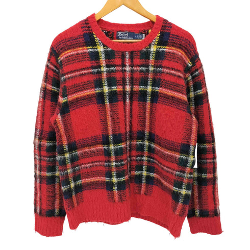 ポロラルフローレン POLO RALPH LAUREN チェックウールブレンドセーター メンズ M