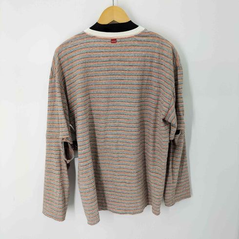 ファッチーズ FACCIES L/S コットンクルーネックボーダーTシャツ メンズ JPN:2