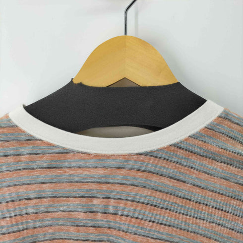 ファッチーズ FACCIES L/S コットンクルーネックボーダーTシャツ メンズ JPN:2