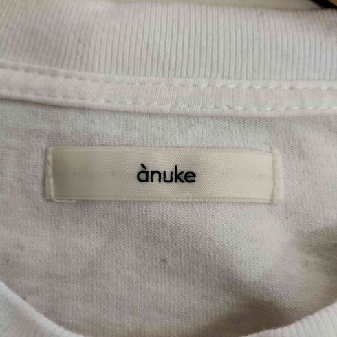 anuke Print Long T-shirts プリント ロングスリーブTシャツ レディース FREE