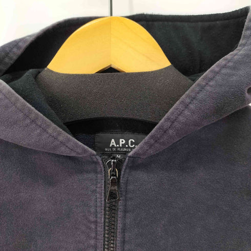 アーペーセー A.P.C. モールスキン フーデッドジャケット メンズ import:M