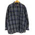 FIELD'N FOREST タータンチェック フラップポケット コットン フランネル シャツ メンズ import:XL