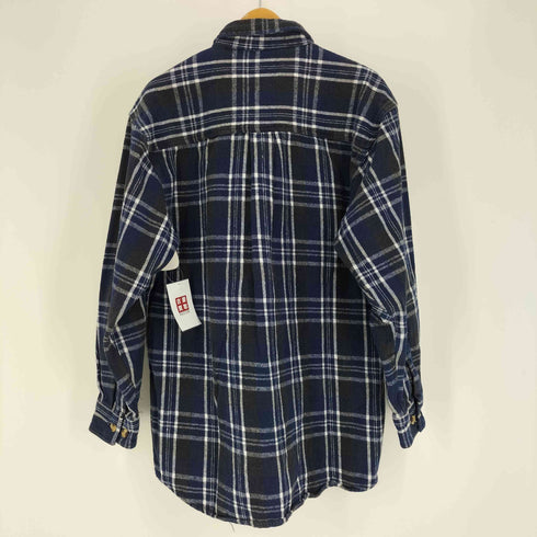 FIELD'N FOREST タータンチェック フラップポケット コットン フランネル シャツ メンズ import:XL