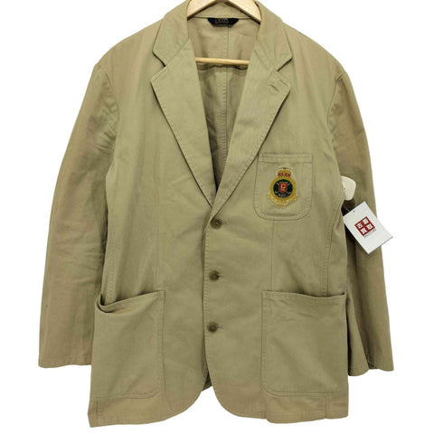 チャップスラルフローレン CHAPS RALPH LAUREN 80-90S OLD 日本製 3B シングル テーラードジャケット メンズ import:L