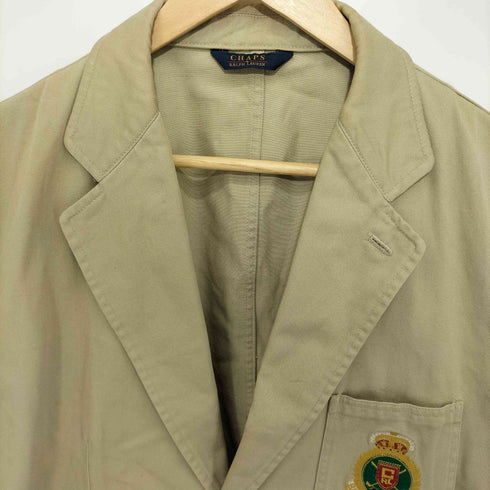 チャップスラルフローレン CHAPS RALPH LAUREN 80-90S OLD 日本製 3B シングル テーラードジャケット メンズ import:L
