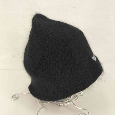 NOMANUAL NM HAIRY BEANIE - BLACK レディース FREE