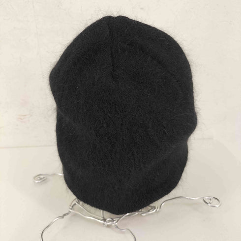 NOMANUAL NM HAIRY BEANIE - BLACK レディース FREE