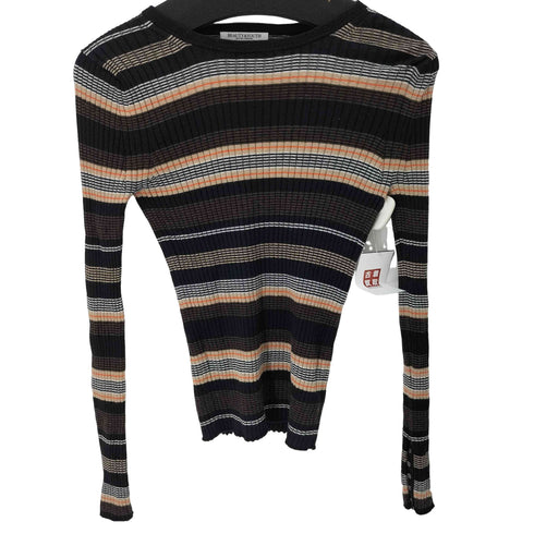 ビューティーアンドユースユナイテッドアローズ BEAUTY & YOUTH UNITED ARROWS リブ カフスボタン コンパクト ニット プルオーバー レディース FREE