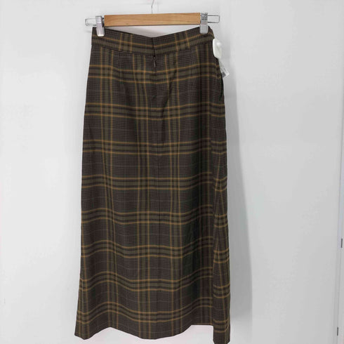 ユナイテッドアローズ UNITED ARROWS P/R チェック ロング フレアスカート W レディース JPN:38