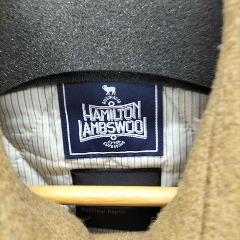 シップス SHIPS HAMILTON LAMBSWOOL シングルピーコート メンズ JPN:L
