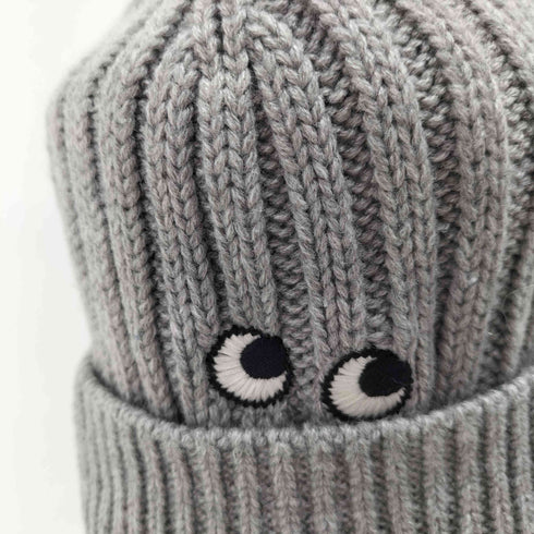 アニヤハインドマーチ ANYA HINDMARCH ヒートテックニットビーニー ニット帽 レディース ONE SIZE