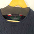 トミーヒルフィガー TOMMY HILFIGER ORGANIC COTTON 刺繍ロゴケーブルセーター メンズ M