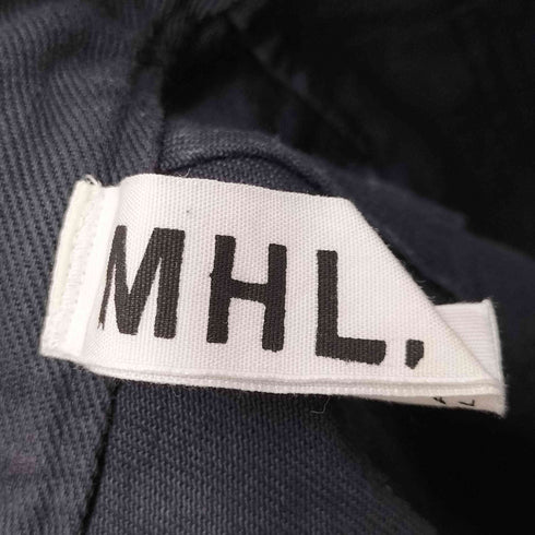 エムエイチエル MHL. センタープレス テーパードチノパンツ メンズ S