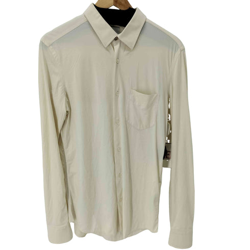 ポールスミス Paul Smith High-density stretch ソリッドドレスシャツ メンズ L