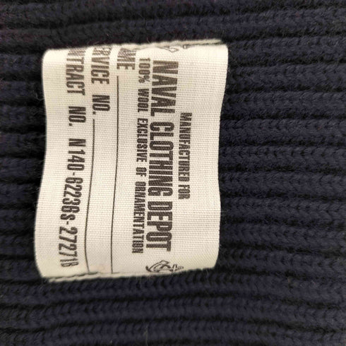 NAVAL CLOTHING DEPOT WATCH CAP ウールニット帽 メンズ ONE SIZE