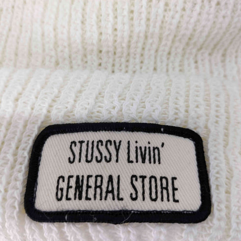 ステューシー Stussy ロゴ刺繍ワッペン ビーニー USA製 メンズ FREE