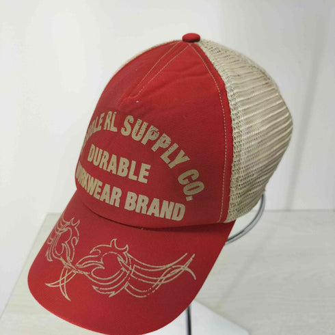 ダブルアールエルラルフローレン RRL RALPH LAUREN ピンストライプ トラッカー メッシュキャップ メンズ