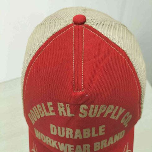 ダブルアールエルラルフローレン RRL RALPH LAUREN ピンストライプ トラッカー メッシュキャップ メンズ