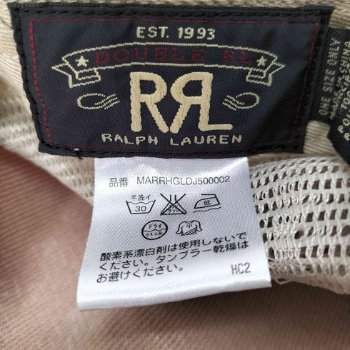 ダブルアールエルラルフローレン RRL RALPH LAUREN ピンストライプ トラッカー メッシュキャップ メンズ