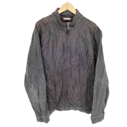 ジョンストンアンドマーフィー JOHNSTON&MURPHY ナイロン×コットンニット 切替ドライバーズニット メンズ XXL