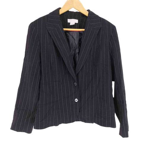 ワシントン worthington ストライプテーラードジャケット レディース 14P