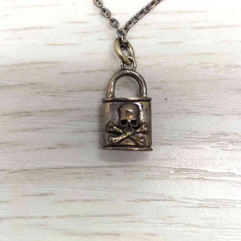 ロエン Roen スカルモチーフネックレス silver925 メンズ FREE