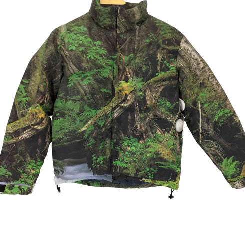 ファセッタズム FACETASM 09AW 白神山地転写プリントダウンジャケット メンズ JPN:L