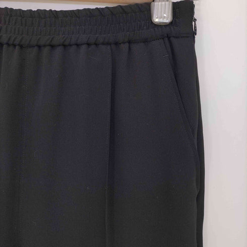 ユナイテッドアローズグリーンレーベルリラクシング UNITED ARROWS green label relaxing ダブルクロス Wゴム テーパードパンツ マシンウォッシャブル・防シワ レディース 36