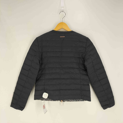 アルマーニエクスチェンジ ARMANI EXCHANGE レオパード センターフリル リバーシブル ダウンジャケット レディース import:M