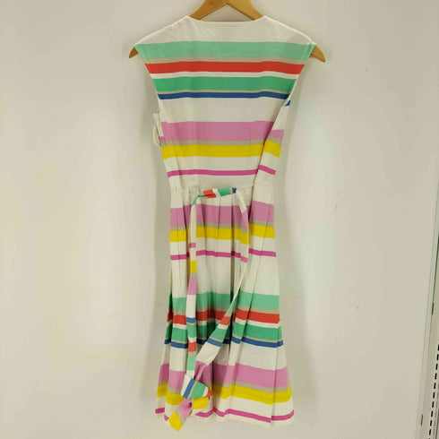 ケイトスペードニューヨーク kate spade NEW YORK マルチボーダープリーツワンピース レディース JPN:0