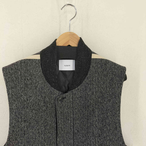 nuterm BOMBER VEST GREYISH HERRINGBONE メンズ JPN:M