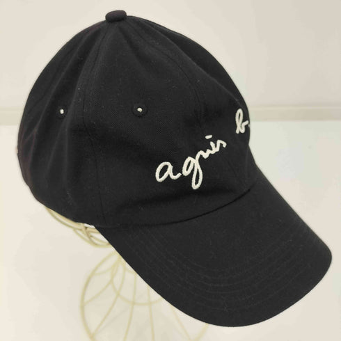 アニエスベー agnes b. ロゴ刺繍 キャップ メンズ TU(FREE)