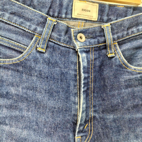 エビコンエブリコンディションライフ EVCON Every Condition Life 5pocket Wide Denim Pants メンズ JPN:2