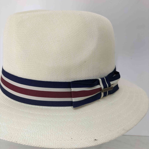 ステットソン STETSON 中折れ ストローハット トリコロール メンズ XL