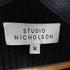 スタジオニコルソン STUDIO NICHOLSON BOW 5GG FISHERMAN RIB KNIT HALF ZIP JUMPER メンズ import:M