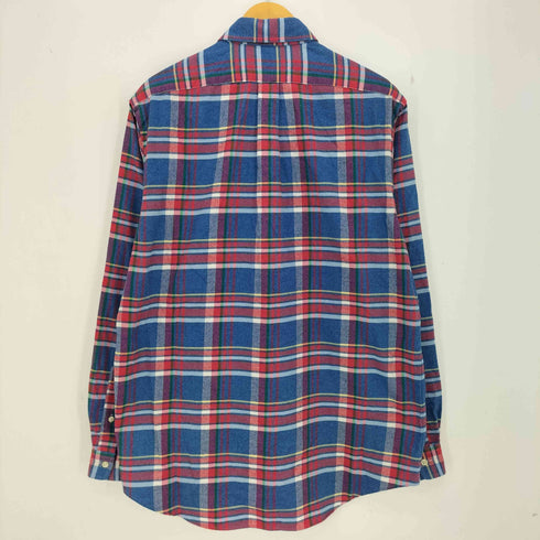 ラルフローレン RALPH LAUREN CLASSIC FIT PERFORMANCE FLANNEL ポニー刺繍 ボタンダウン チェックシャツ メンズ import:L