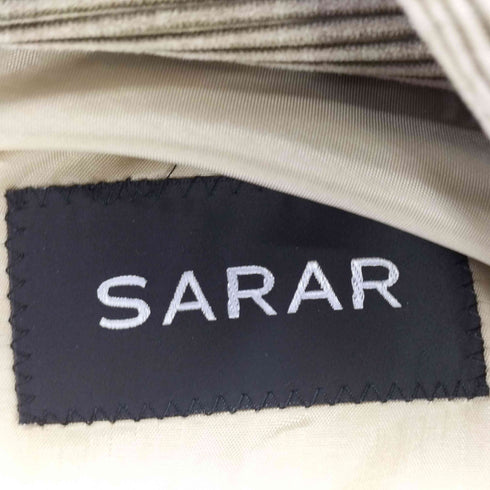 SARAR イタリア製 カシミヤ混 コーデュロイ 3B テーラードジャケット メンズ