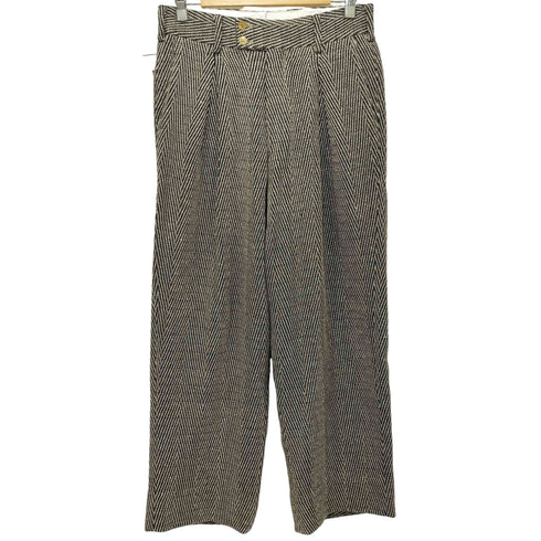 a-l アール BOX PLEATS SLACKS ツイードスラックス メンズ JPN:2