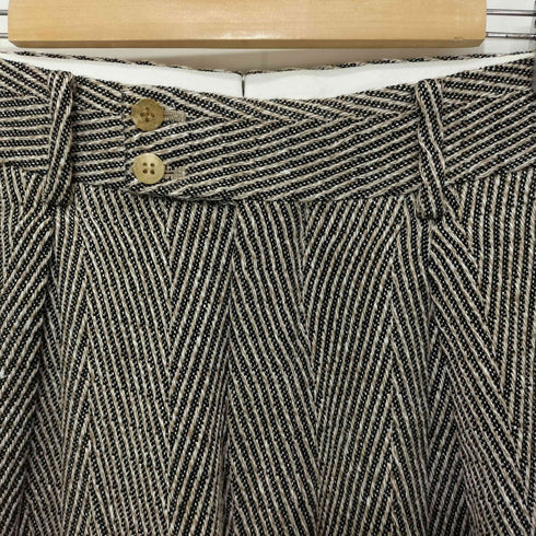 a-l アール BOX PLEATS SLACKS ツイードスラックス メンズ JPN:2