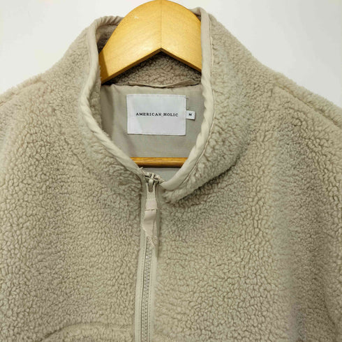 アメリカンホリック AMERICAN HOLIC スタンドカラーボアブルゾン レディース import:M