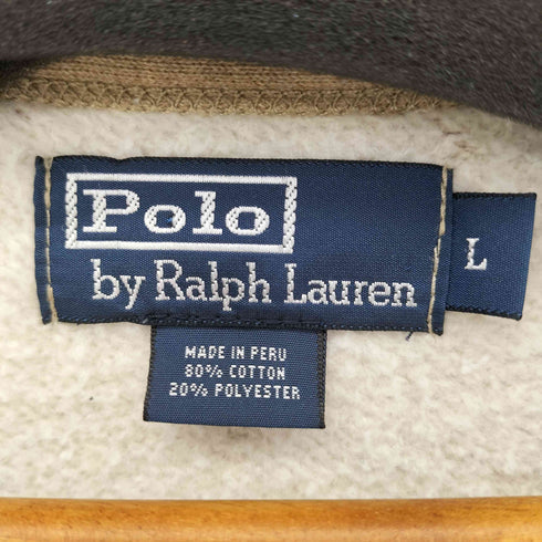 ポロバイラルフローレン Polo by RALPH LAUREN 90S スモールポニー刺繍スウェットカーディガン メンズ JPN:L