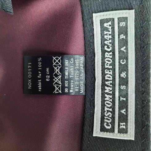 ノックスニューヨーク KNOX NEW YORK ラビットファー 中折れハット メンズ 62cm