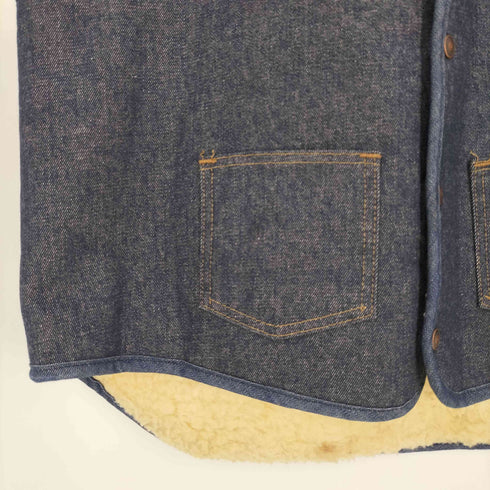 カーハート Carhartt 70-80s USA製 裏ボア インディゴ デニム ベスト メンズ import:XXL