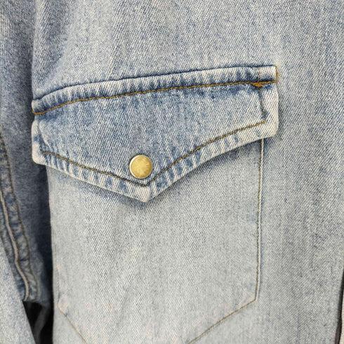 ギャップ Gap 90S OLD GAP デニムウエスタンシャツ メンズ import:L