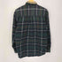 エディーバウアー Eddie Bauer 90S 襟コーデュロイ チェックシャツ コーデュロイリメイク メンズ import:M