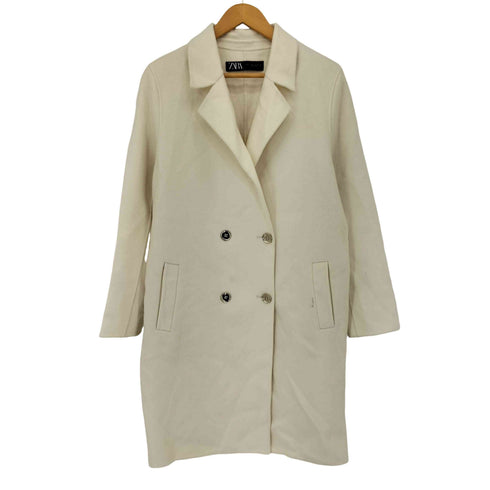 ザラ ZARA ウール ブレンドマスキュリンコート レディース import:S