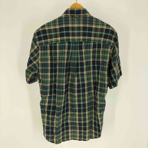 エディーバウアー Eddie Bauer 90-00S 白タグ マドラスチェック B.D S/S シャツ メンズ import:S