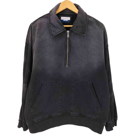メゾンスペシャル MAISON SPECIAL 24AW Sandblasting Sweat Prime-Over Half-Zip Polo Shirt メンズ JPN:1