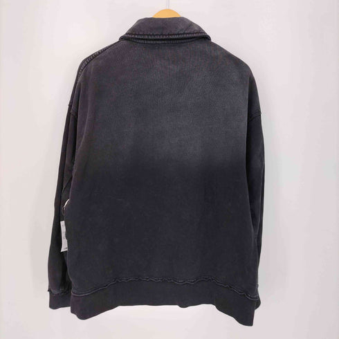 メゾンスペシャル MAISON SPECIAL 24AW Sandblasting Sweat Prime-Over Half-Zip Polo Shirt メンズ JPN:1